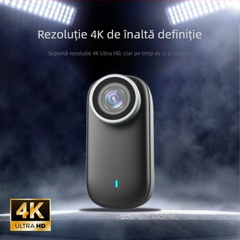 Cameră de acțiune 4K Ultra HD pentru ciclism, stabilizare wireless cu FPV, stocare pe card TF, autonomie de 1 oră