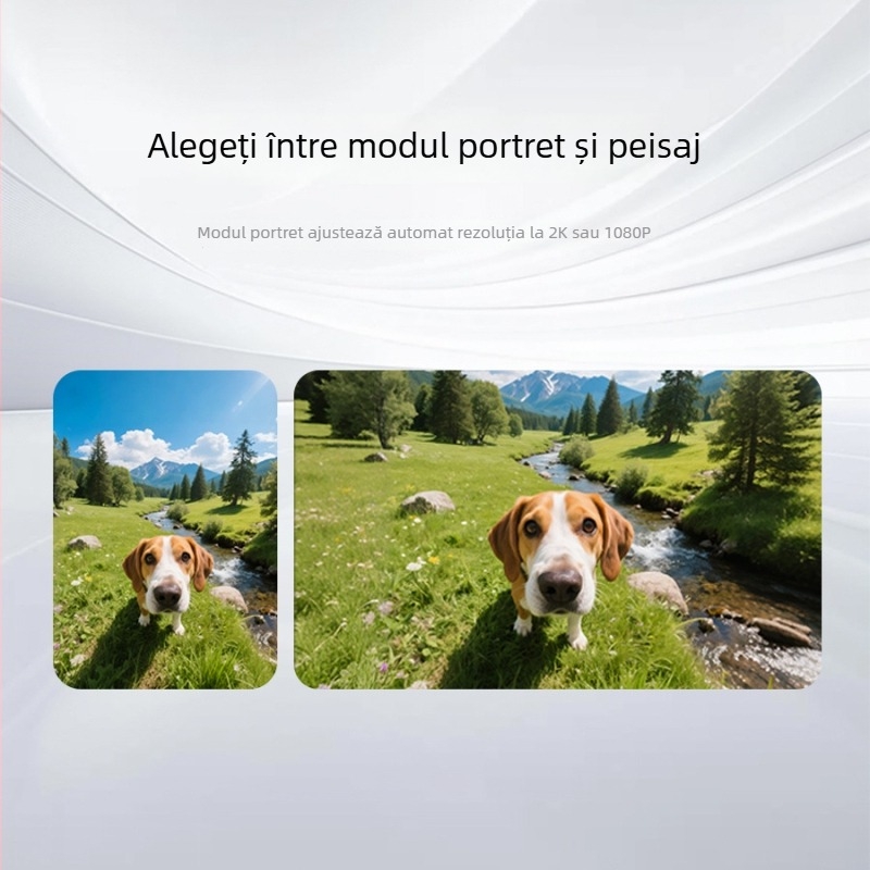 Cameră de acțiune 4K Ultra HD pentru ciclism, stabilizare wireless cu FPV, stocare pe card TF, autonomie de 1 oră