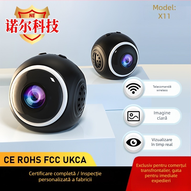 X11 cameră pentru exterior, wireless, 1–5 MP, TF Card, corp ABS, baterie 1–3 ore, Video și Fotografii
