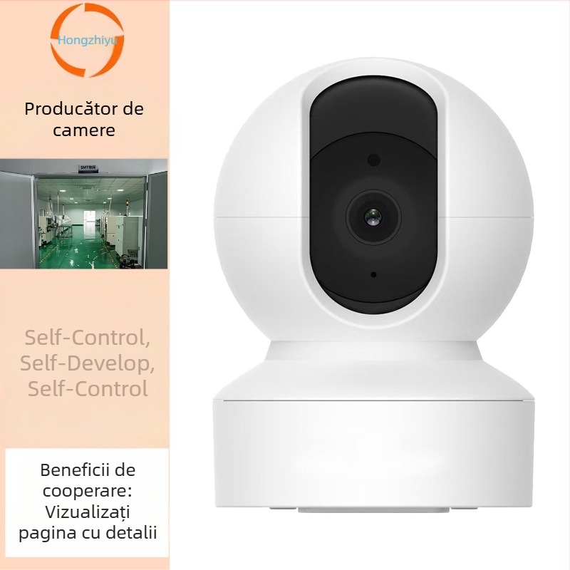 Camera IP de interior pentru supraveghere 1080p 2MP 3.6mm obiectiv PTZ viziune pe noapte