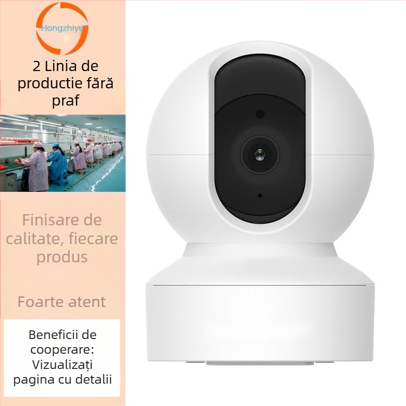 Camera IP de interior pentru supraveghere 1080p 2MP 3.6mm obiectiv PTZ viziune pe noapte