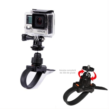 Suport fix cu clips de curea pentru GoPro HERO11/10/9 și camerele de acțiune Xiaoyi Mijia