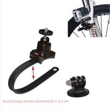 Suport fix cu clips de curea pentru GoPro HERO11/10/9 și camerele de acțiune Xiaoyi Mijia