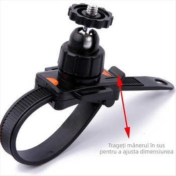 Suport fix cu clips de curea pentru GoPro HERO11/10/9 și camerele de acțiune Xiaoyi Mijia