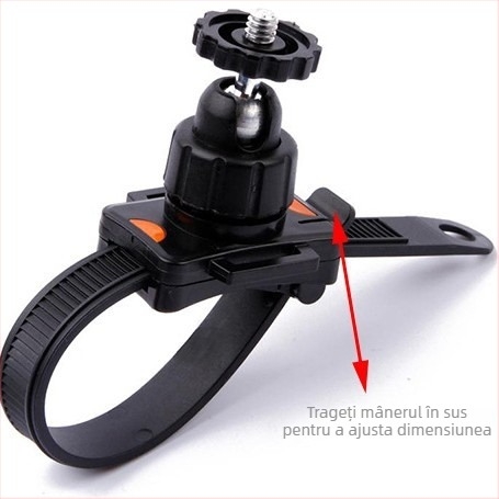 Suport fix cu clips de curea pentru GoPro HERO11/10/9 și camerele de acțiune Xiaoyi Mijia