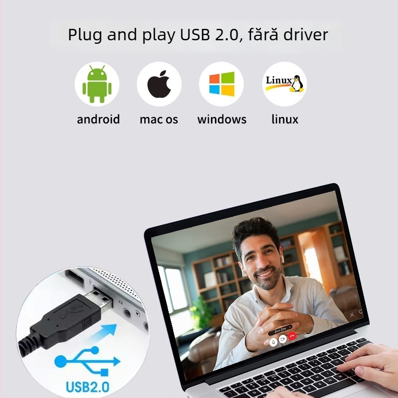 Modul de cameră USB Tolucky cu vedere nocturnă IR, senzor 1MP, 1280x720, 30FPS, USB 2.0
