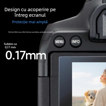 Folie de protecție a ecranului Canon R50 - Material PET, Acoperire AR, Claritate înaltă
