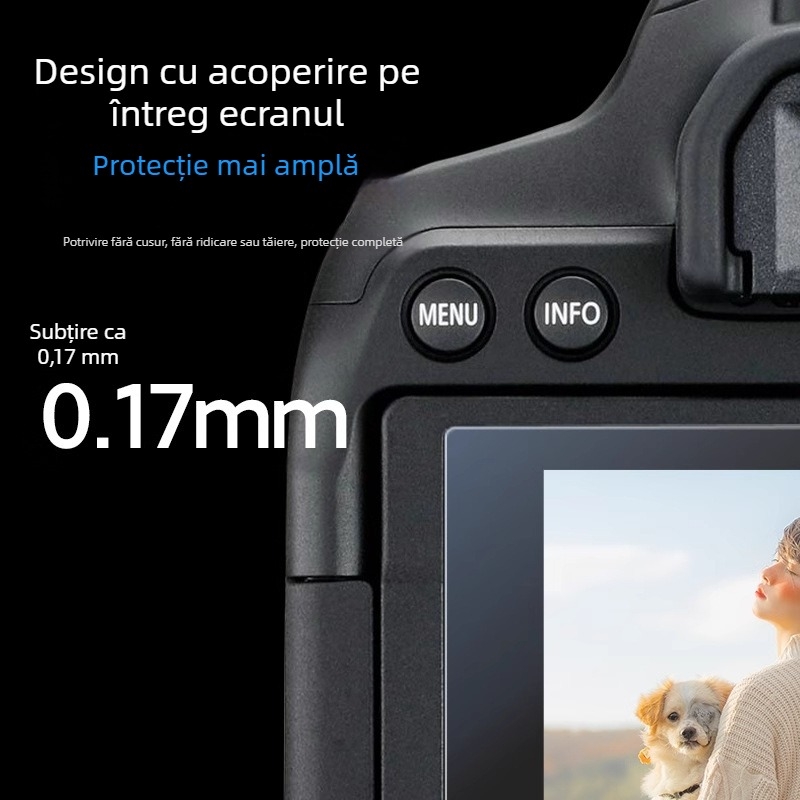 Folie de protecție a ecranului Canon R50 - Material PET, Acoperire AR, Claritate înaltă