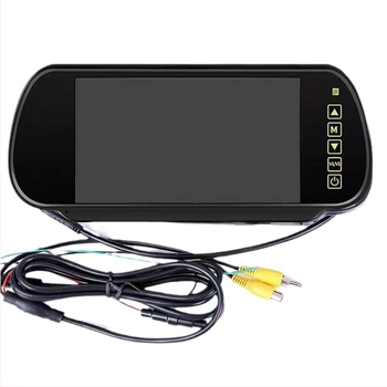 Monitor oglindă retrovizoare pentru mașină – 16:9, 1080p, model Cyl-7m, compatibil cu mașini mici, carcasă din plastic