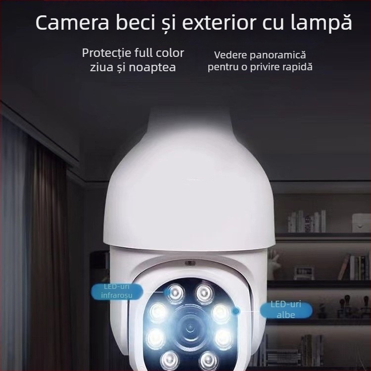 IP cameră, rezoluție 3MP/2K, obiectiv 4mm, vedere nocturnă IR până la 10 m, temperatură de funcționare -35°C până la 60°C