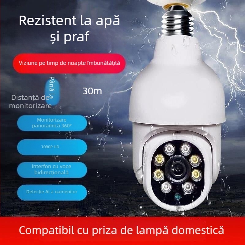 IP cameră, rezoluție 3MP/2K, obiectiv 4mm, vedere nocturnă IR până la 10 m, temperatură de funcționare -35°C până la 60°C