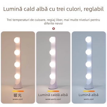 Lumina LED pentru streaming live - panou LED de birou cu aranjament pe mai multe rânduri, 24W, trei niveluri de temperatură a iluminării