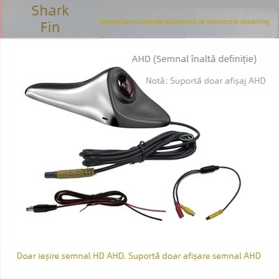 Cameră pentru unghi mort auto, Shark Fin, 1080p, 12V, unghi reglabil 170°, CVBS/AHD