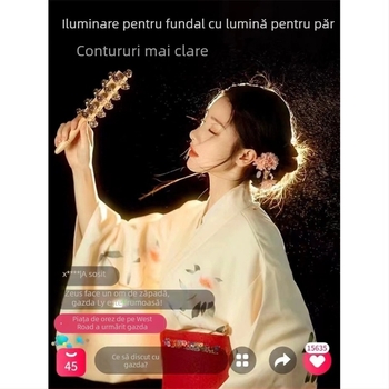 Lumină de umplere pentru fotografie pentru transmisiuni live, 36W, 12V, model FSD-168, control de la distanță