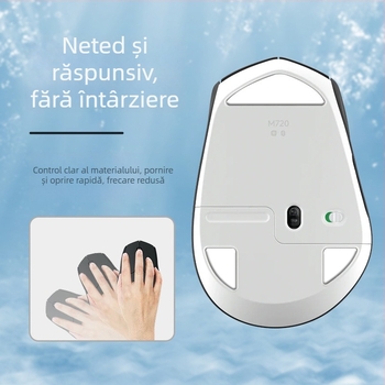 Știker pentru picioarele mouse-ului Logitech M720 — Ice Edition, Arc Edge, Esports Alunecare lină, Execuție rafinată