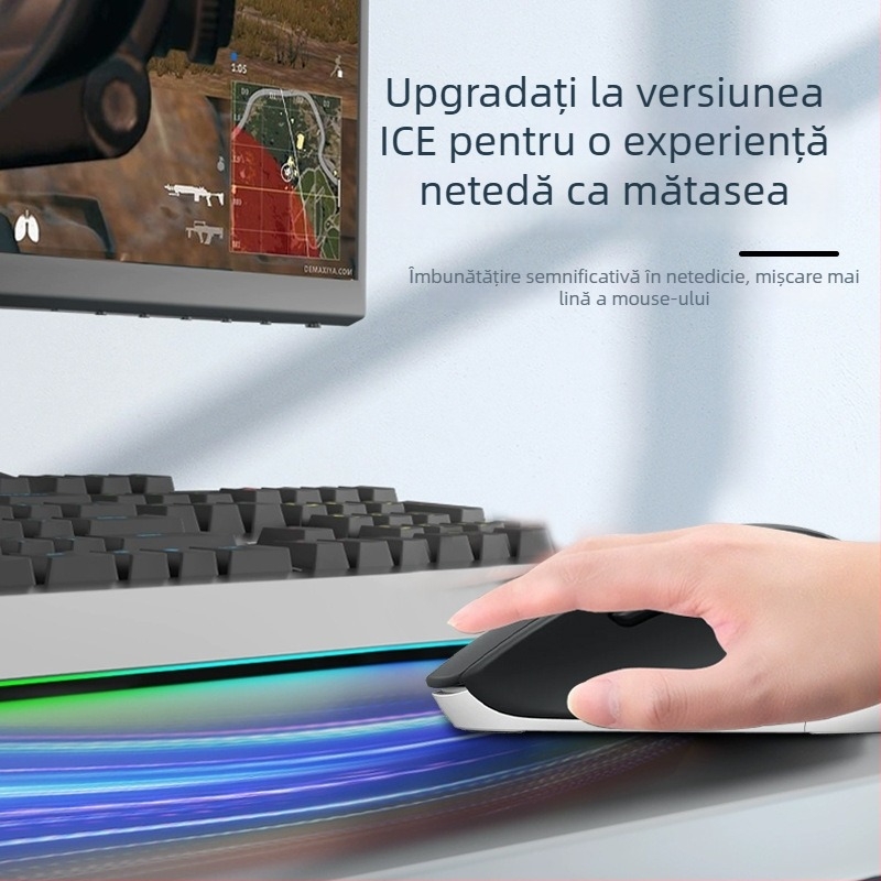 Știker pentru picioarele mouse-ului Logitech M720 — Ice Edition, Arc Edge, Esports Alunecare lină, Execuție rafinată