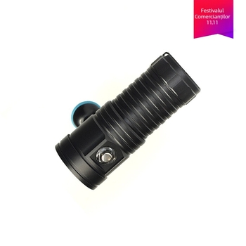 A10 Iluminare subacvatică pentru muncă și fotografie – Lumină de umplere, LED de 40W, aliaj de aluminiu, alimentare pe baterii, multifuncțional, rază până la 50 m
