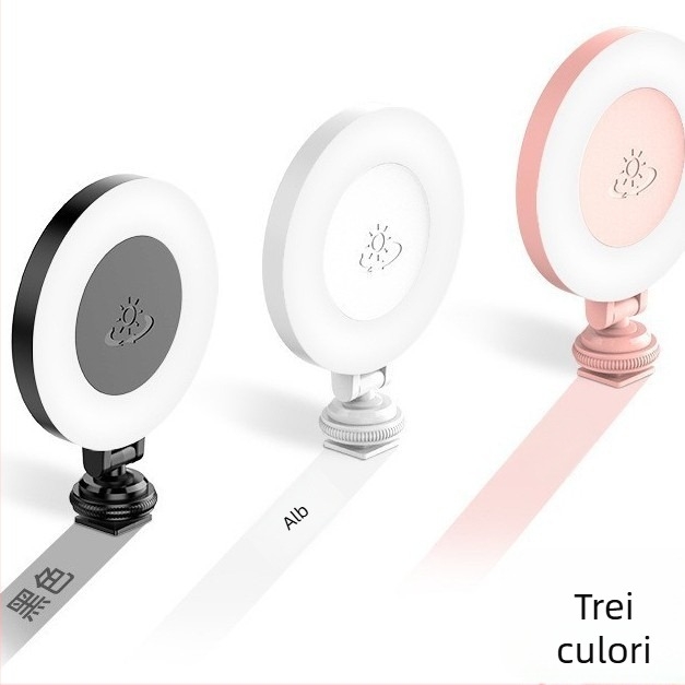 Lumină LED de umplere pentru streaming pe telefon; model D07; putere <10W; tensiune 3,7V; portabil