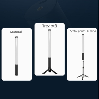 Lumină RGB de umplere, LED reglabil pentru fotografie în interior, model P300, utilizare manuală, temperatură de culoare 2500K–9900K, sub 10W