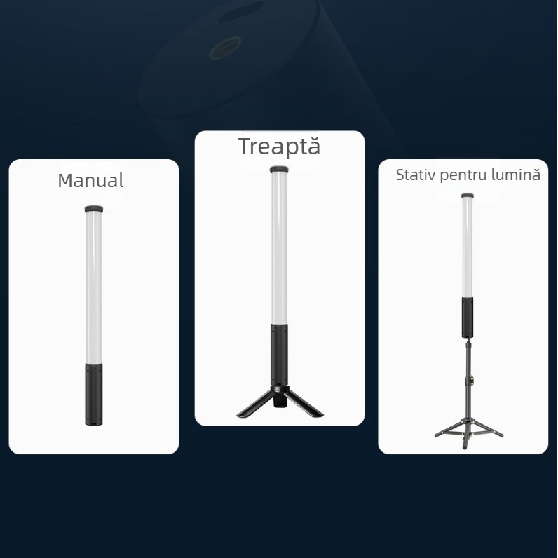 Lumină RGB de umplere, LED reglabil pentru fotografie în interior, model P300, utilizare manuală, temperatură de culoare 2500K–9900K, sub 10W