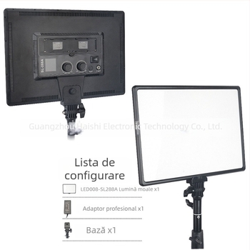 SL-288A Lumină LED de umplere 40W, temperatură dublă a luminii, pliabilă