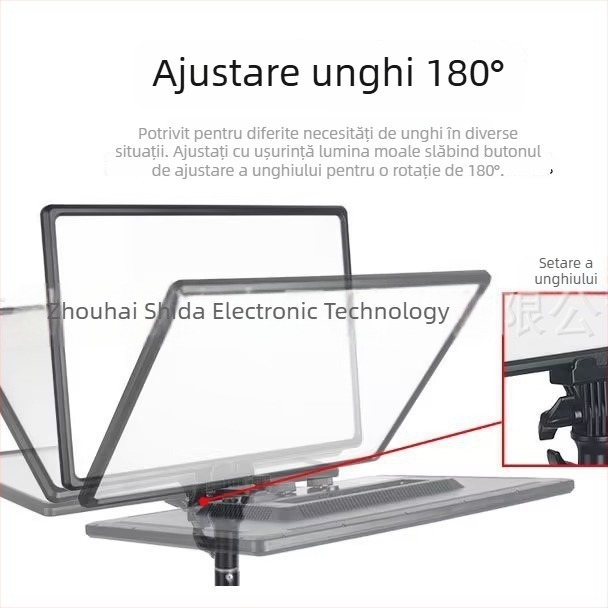 SL-288A Lumină LED de umplere 40W, temperatură dublă a luminii, pliabilă