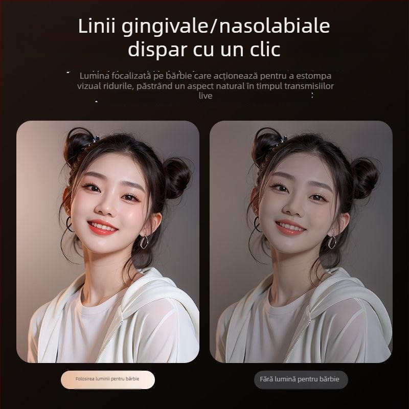 SL-12 Lumină de umplere mini cu telecomandă — 150W+ pentru video/streaming (Model SL-12, 150W+, Telecomandă, Mini Lumină de umplere)