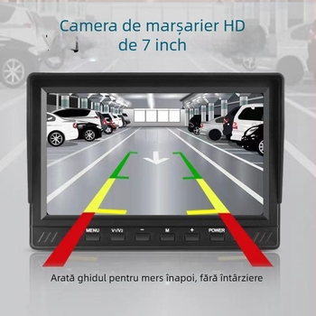 Camera de bord pentru camion cu înregistrare față-spate, 1080p, unghi 170°, card TF, alimentare 12-36V