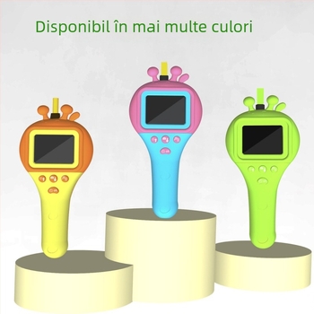 Cameră pentru explorare în aer liber pentru copii, 1080p, IP67 rezistentă la apă, 8 LED-uri, unghi de vizualizare 70°, Model E01