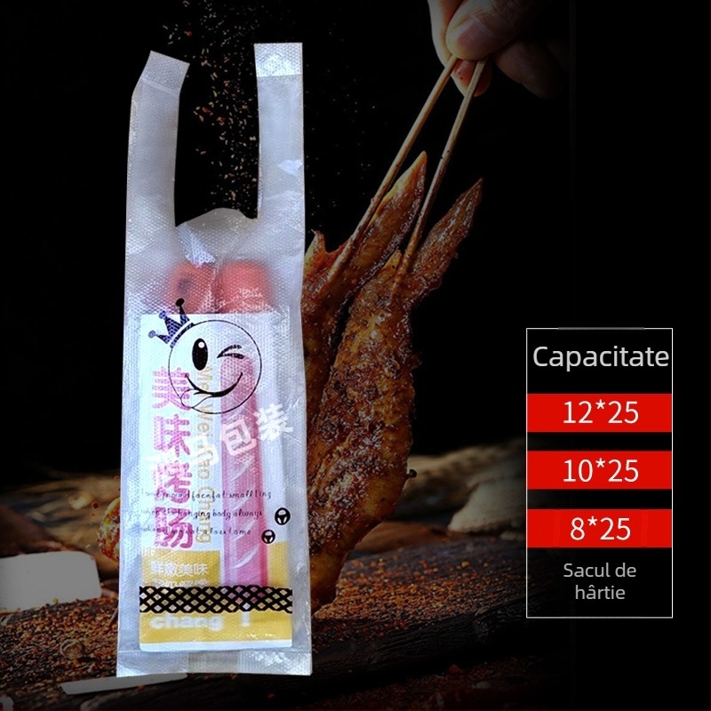 Pungă din plastic pentru cârnați copți – ambalare pentru take-away, grosime dublă: 3-ply sau 4-ply, producție zilnică 20, origine: Anqing, Anhui