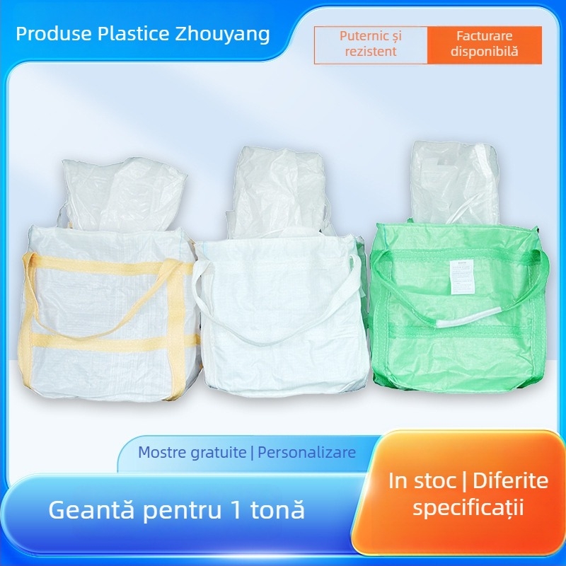 Sac PP țesut compozit, capacitate de încărcare 1.000 kg, imprimare color, material plastic, brand Zhouyang