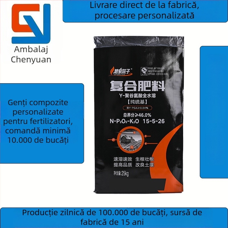 Geantă din pânză compozită cu folie OPP, capacitate de încărcare 25 kg, imprimare color, geantă de cumpărături