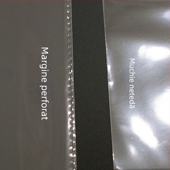 Pungă de ambalare OPP transparentă, autoadezivă, margine tăiată la cald, logo imprimat, toleranță 0,5 mm, material plastic 100% nou