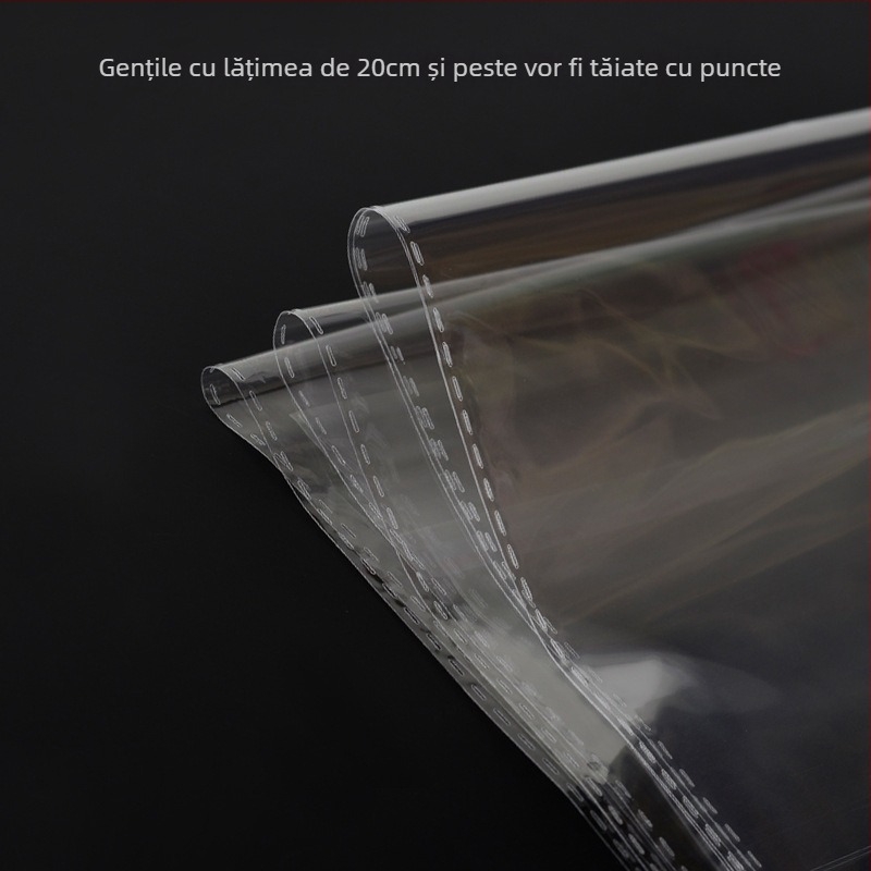 Pungi sigilate autocolante, duble, din plastic transparent, grosime 0,05 mm, logo imprimat, pentru depozitare lenjerie de pat