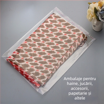 Geantă de ambalare OPP transparentă, autoadezivă, imprimare personalizată cu logo, imprimare gravură, modele la cerere