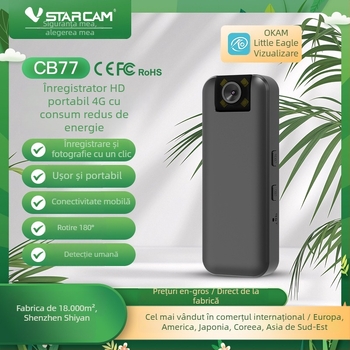 Vistakon CB77/CB77W cap semi-sferic, montaj Snap-on, rotație verticală 180°, rotație orizontală 96°, limită de rotație 180°, pentru uz în birou.