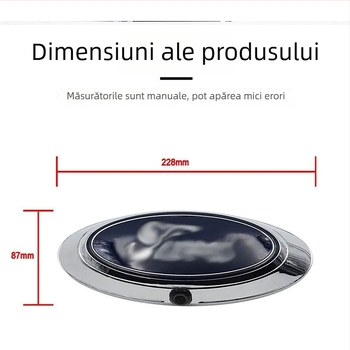 Cameră spate Ford Ranger pentru pickup, HD CCD, 12V, unghi de vizualizare 145°, rezoluție 780×460, carcasă din metal, greutate 500 g