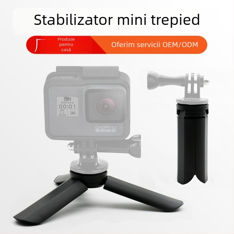 Beizhen Bj-02 Stabilizator gimbal de mână cu trepied, ABS plastic, încărcare 1–2 kg, mini trepied pentru telefon mobil
