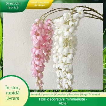 Decorațiune suspendată cu flori de mătase — flori artificiale pentru nunți și decorarea casei, varietate 34393046269, potrivită pentru exterior și recuzită fotografică