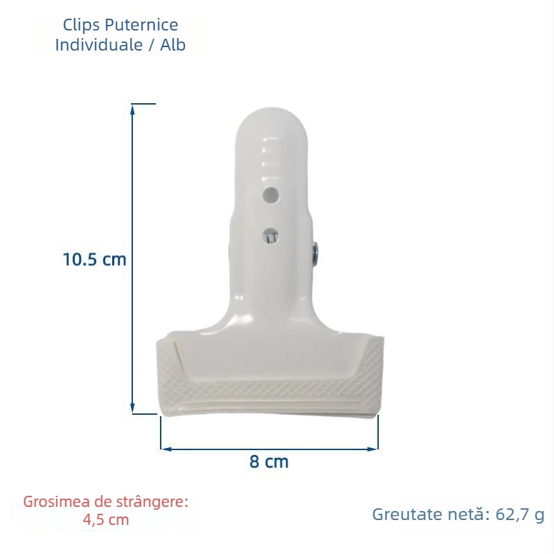 Clamă pentru fundal foto din aliaj de aluminiu, Model 003, Sarcină maximă 2–5 kg, Greutate 100 g