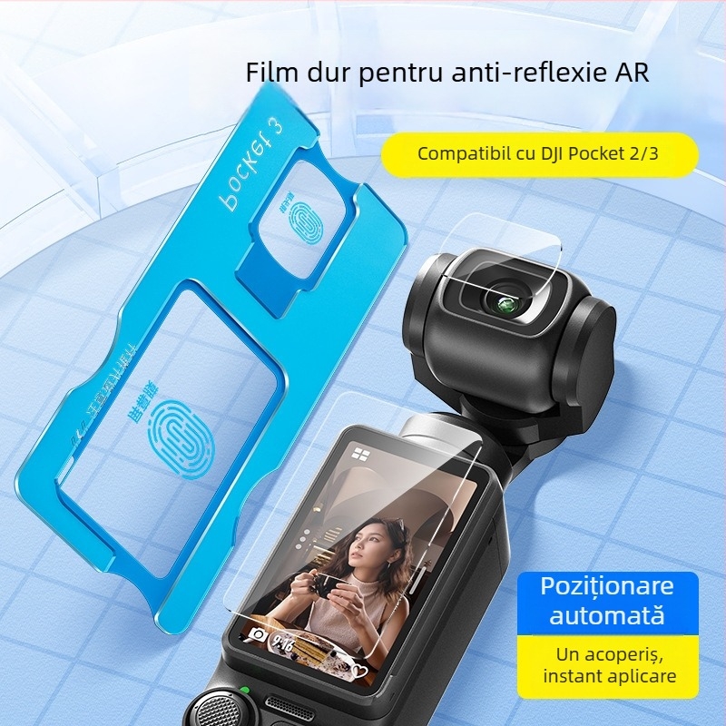 Protecție ecran DJI Pocket 3 – sticlă temperată, film frontal HD, Magic kale