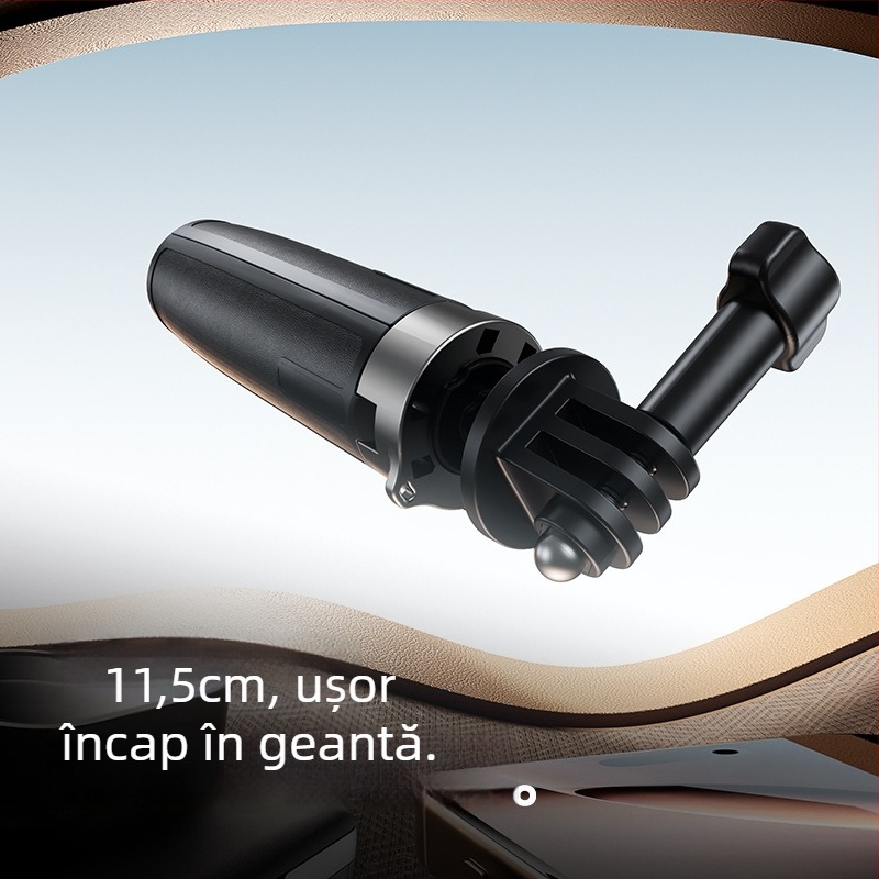 GoPro compatibil trepied din aliaj de aluminiu, selfie stick cu 5 secțiuni, portabil, telescopic, suportă până la 2 kg, greutate 70 g