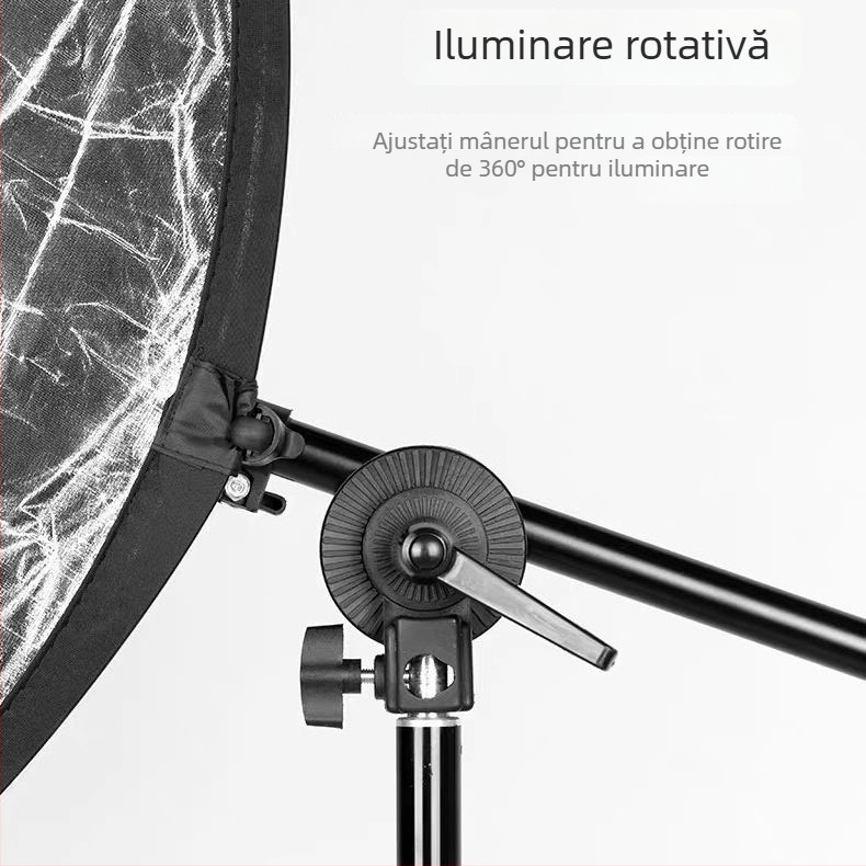 Suport pentru reflectoare din fibră de carbon, braț transversal – Echipament pentru fotografie și transmisiuni live