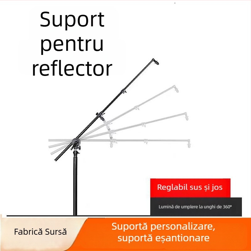 Suport pentru reflectoare din fibră de carbon, braț transversal – Echipament pentru fotografie și transmisiuni live