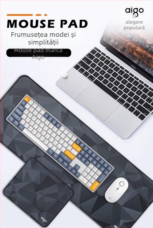 M1 Padă mare pentru mouse, cauciuc natural, funcție calculator, imprimare prin transfer termic