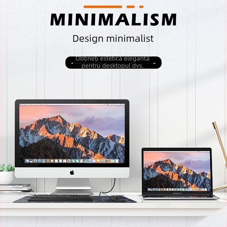 M1 Padă mare pentru mouse, cauciuc natural, funcție calculator, imprimare prin transfer termic