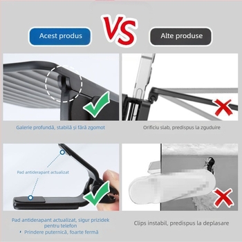 Panou de fundal pentru fotografie cu oglindă, poliță și cârpă anti-praf – include husă de depozitare