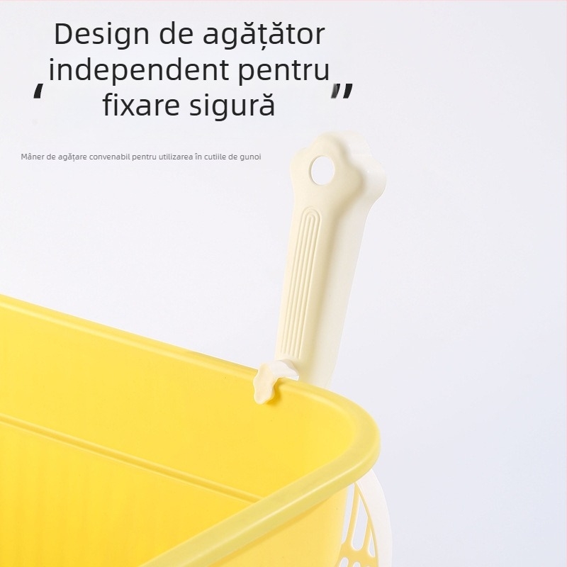 Lopată pentru nisip de pisică cu găuri fine – două în unu pentru nisip tofu pentru pisici