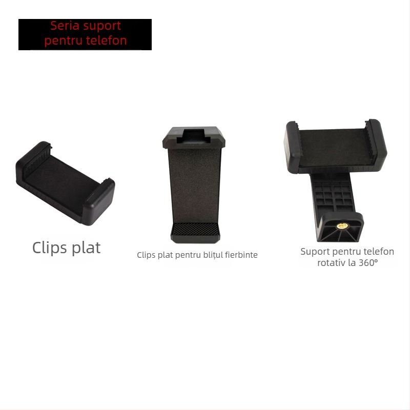 Jingle Chart Suport de masă pentru telefon mobil cu clemă mare pentru filmare orizontală/verticală, din plastic, model 01