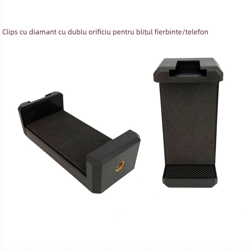 Jingle Chart Suport de masă pentru telefon mobil cu clemă mare pentru filmare orizontală/verticală, din plastic, model 01